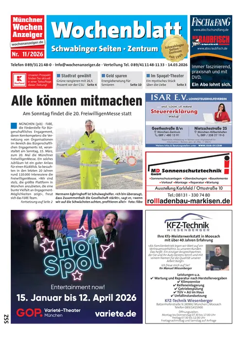 Münchner Wochenblatt Schwabinger Seiten / Zentrum ePaper
